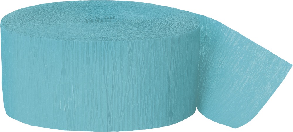 Teal Crepe Streamer 81ft