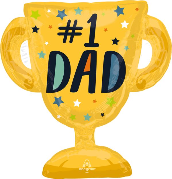 #061B #1 Dad Trophy 27in Balloon