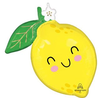 #394B Friendly Lemon 25in Balloon