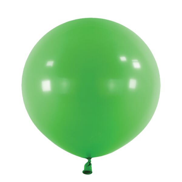 24in Helium Inflated Latex Balloon - Festive Green