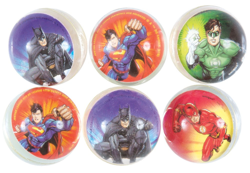 Justice League Bounce Balls 6ct