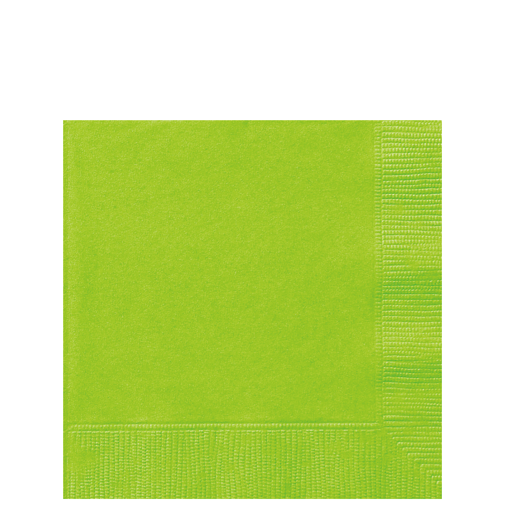 Kiwi Green Beverage Napkins 100ct