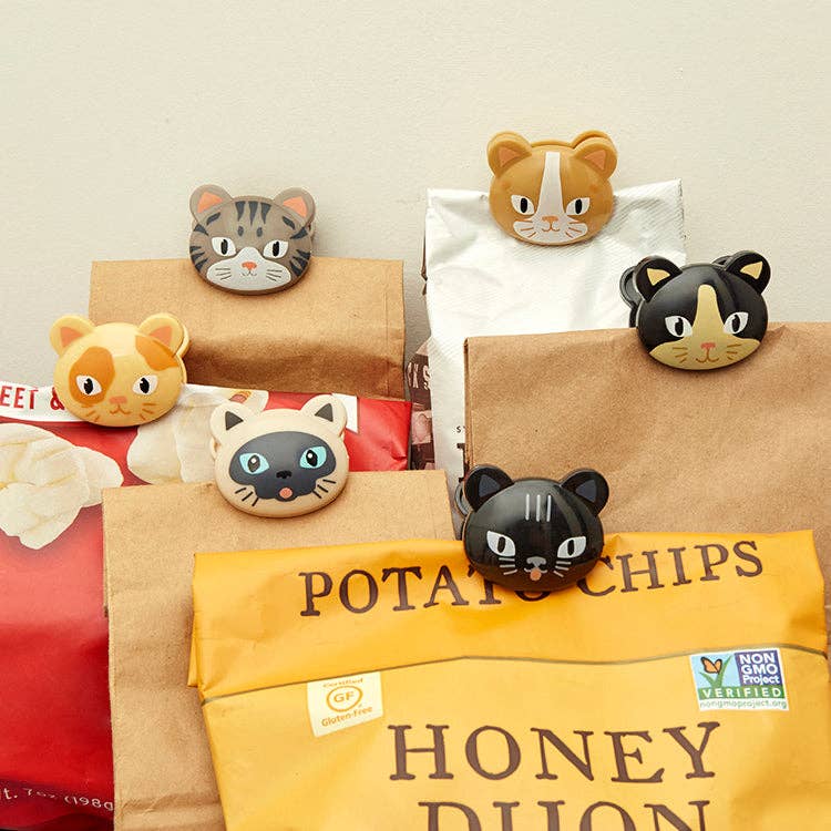 Cat Bag Clips 6ct