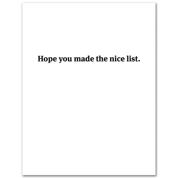 Elf Holiday Christmas Card