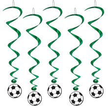 Soccer Ball Whirls 5ct