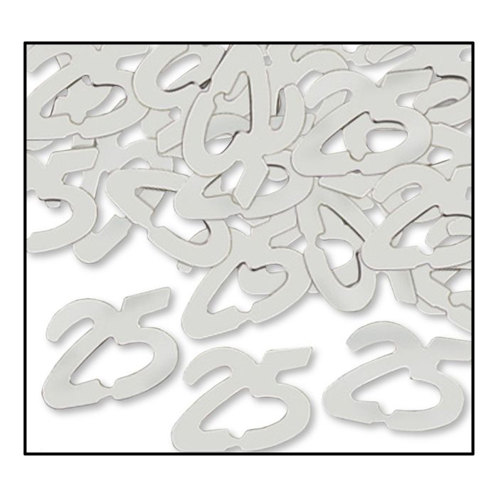 Silver 25 Confetti 1/2 oz