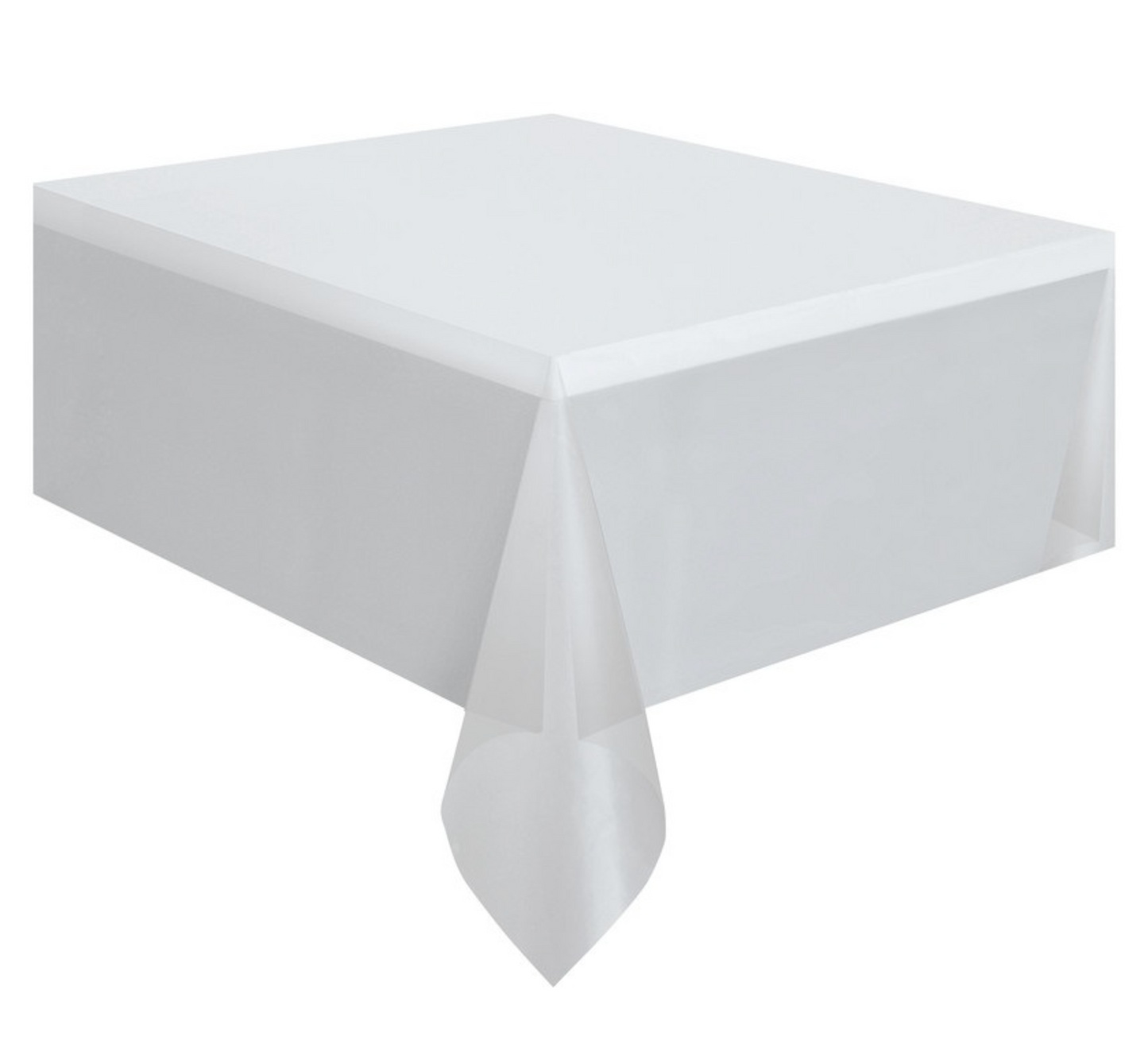 Clear Rectangular Plastic Table Cover