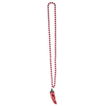 Beads w/Chili Pepper Medallion