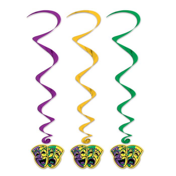 Mardi Gras Whirls 5ct