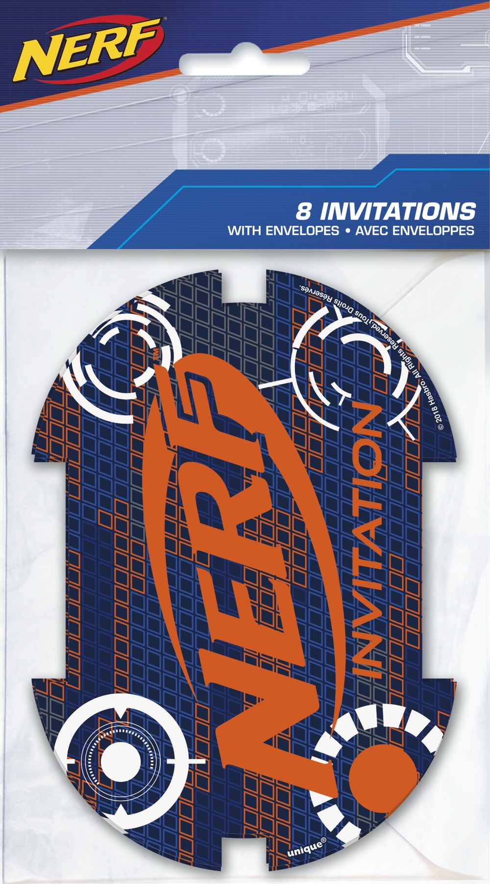 Nerf Invitations 8ct