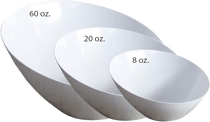 Angle Bowls - White