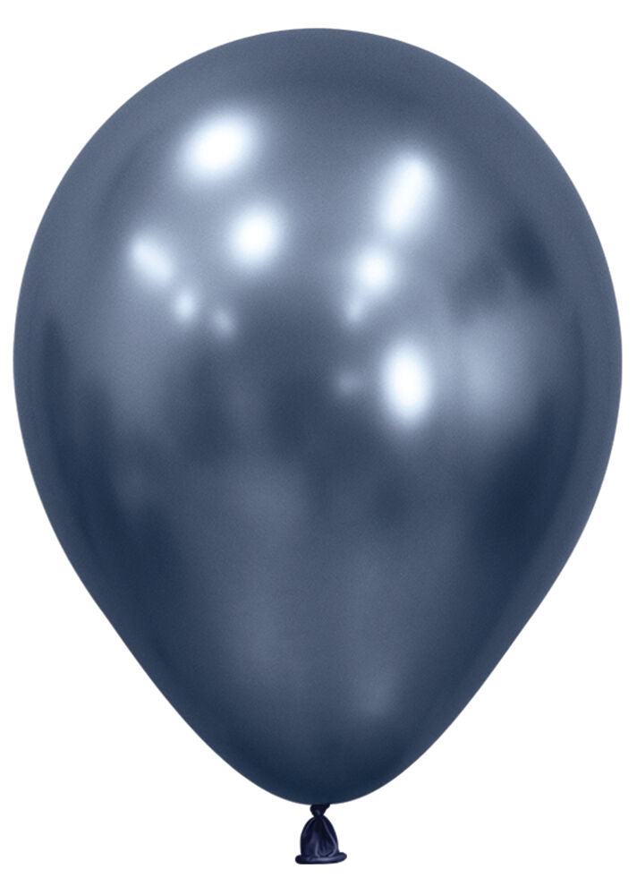 12in Helium Inflated Latex Balloon - Reflex Galaxy Blue