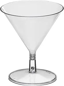 2 oz. Mini Martini Glasses - Clear 12 Ct.