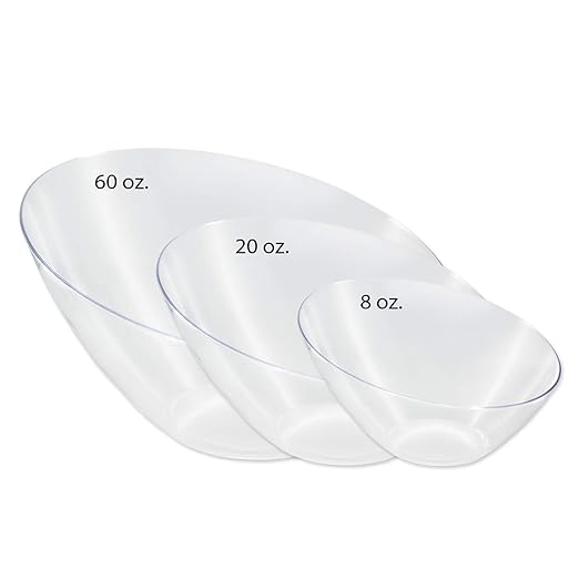 Angle Bowls - Clear