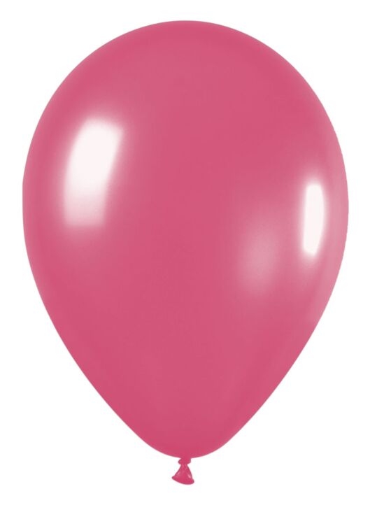 12in Helium Inflated Latex Balloon - Deluxe Fuchsia