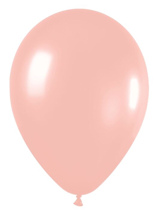 12in Helium Inflated Latex Balloon - Peach Blush