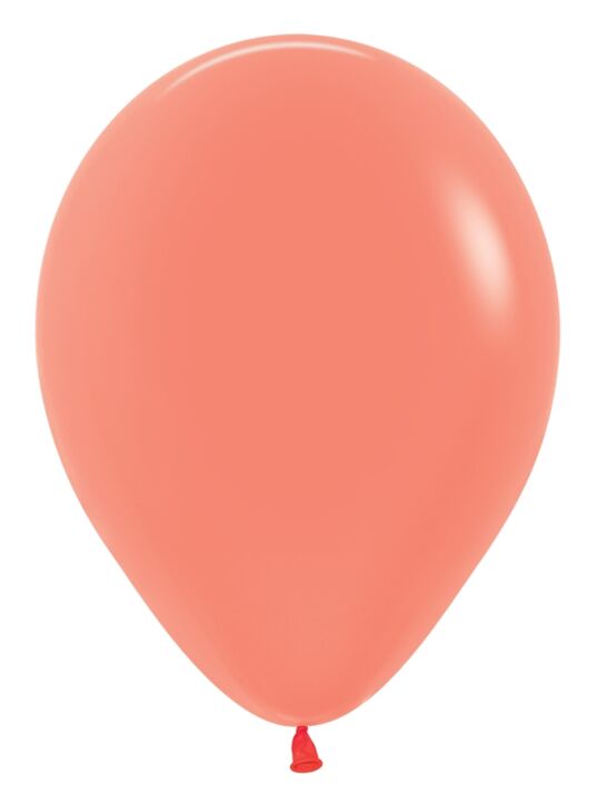 12in Helium Inflated Latex Balloon - Neon Orange