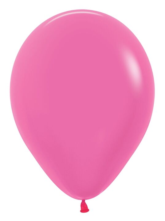 12in Helium Inflated Latex Balloon - Neon Magenta