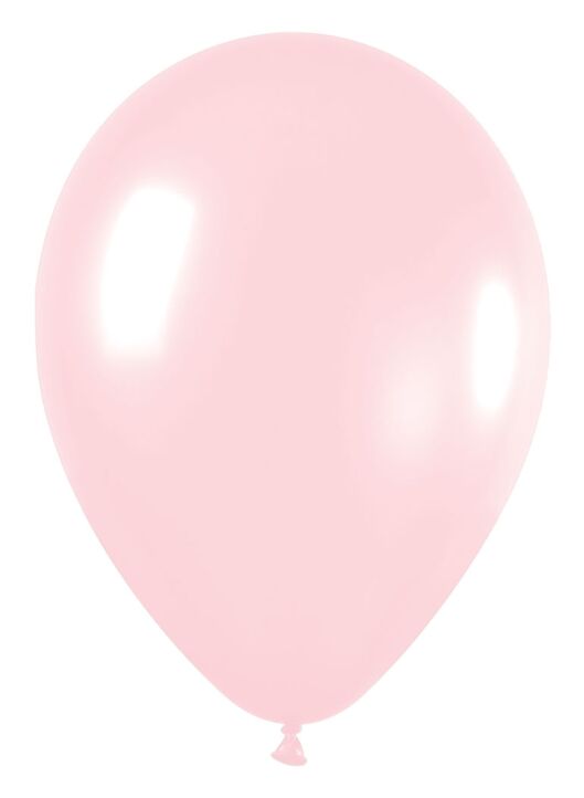 12in Helium Inflated Latex Balloon - Pearl Pink