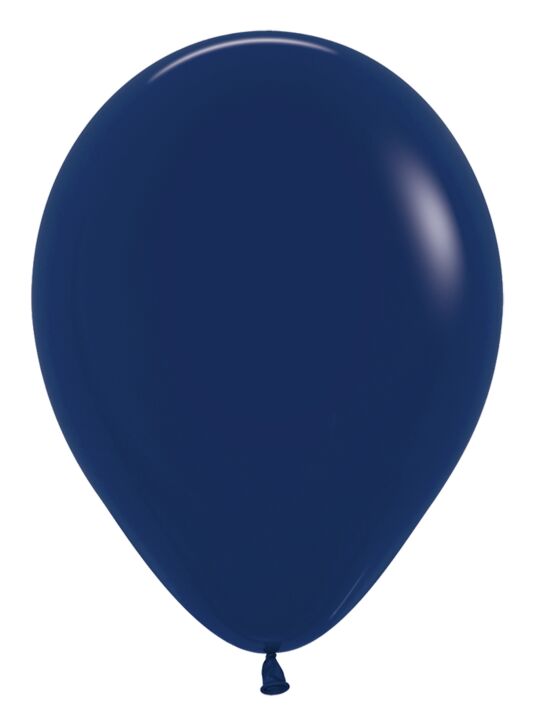 12in Helium Inflated Latex Balloon - Navy