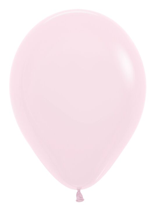 12in Helium Inflated Latex Balloon - Pastel Matte Pink