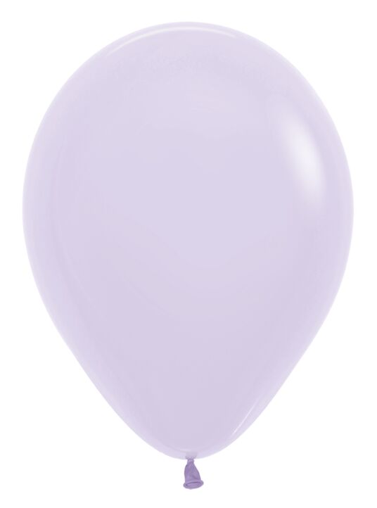 12in Helium Inflated Latex Balloon - Pastel Matte Lilac