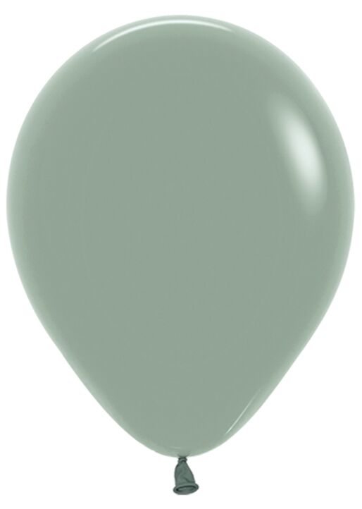 12in Helium Inflated Latex Balloon - Pastel Dusk Laurel Green