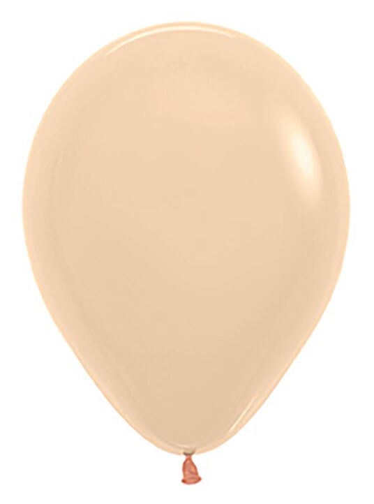 12in Helium Inflated Latex Balloon - Pastel Matte Malibu Peach