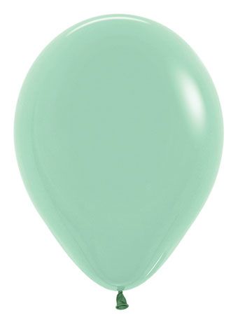 12in Helium Inflated Latex Balloon - Pastel Dusk Green Tea