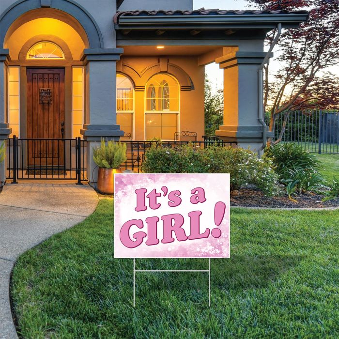 It's a Girl Yard Sign