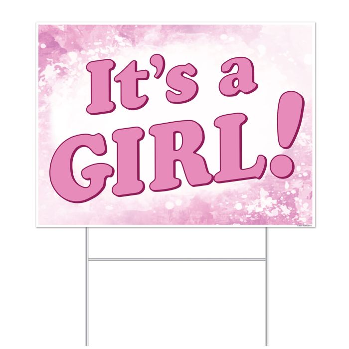 It's a Girl Yard Sign