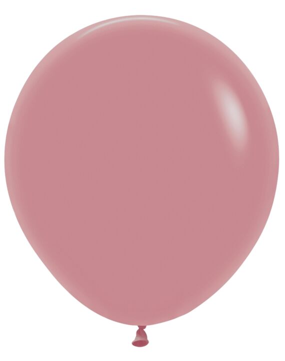 18in Helium Inflated Latex Balloon - Rosewood