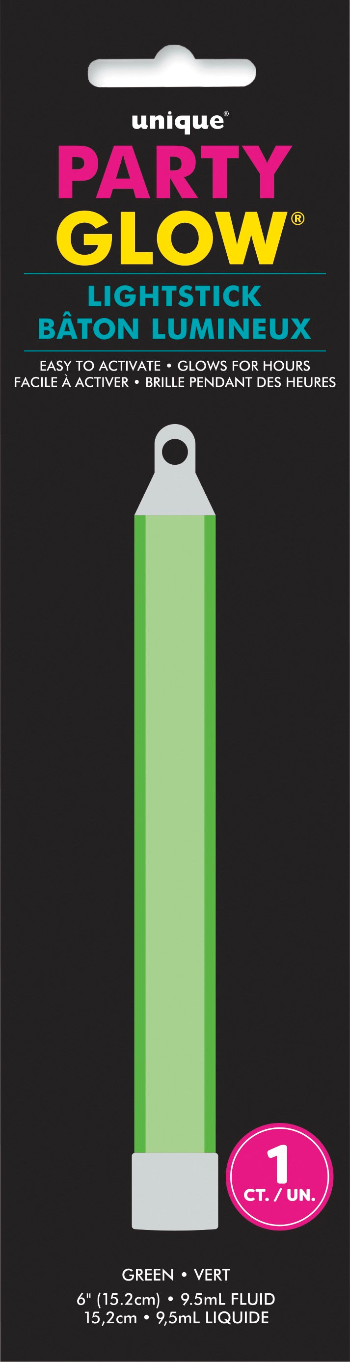 Green Glow Light Stick 6in
