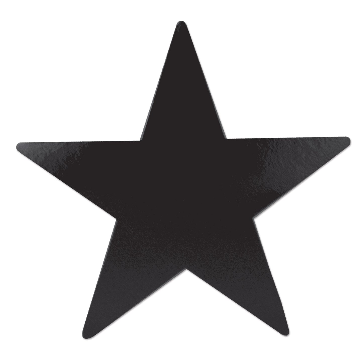 Foil Star Cutout 5in - Black