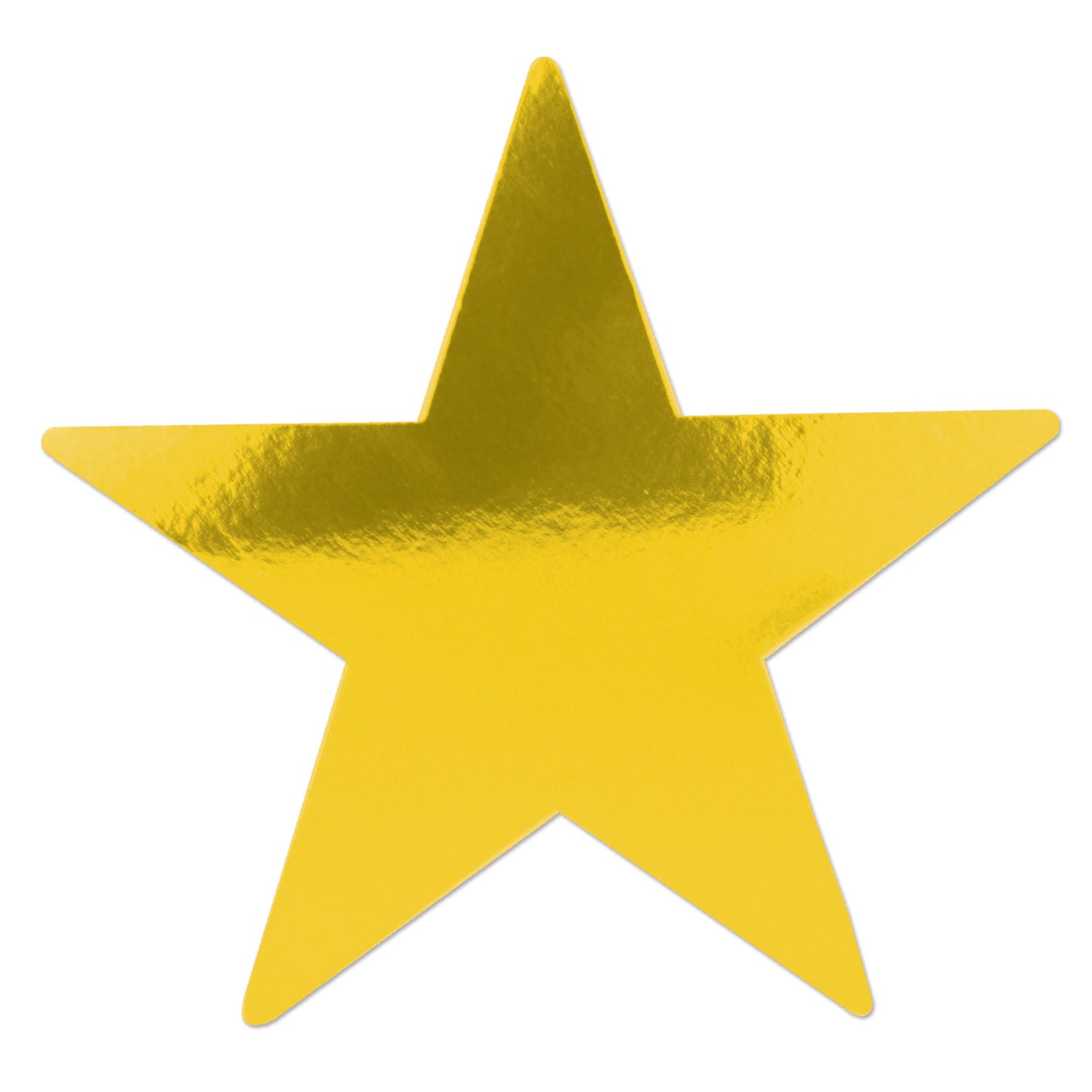 Foil Star Cutout 5in - Gold