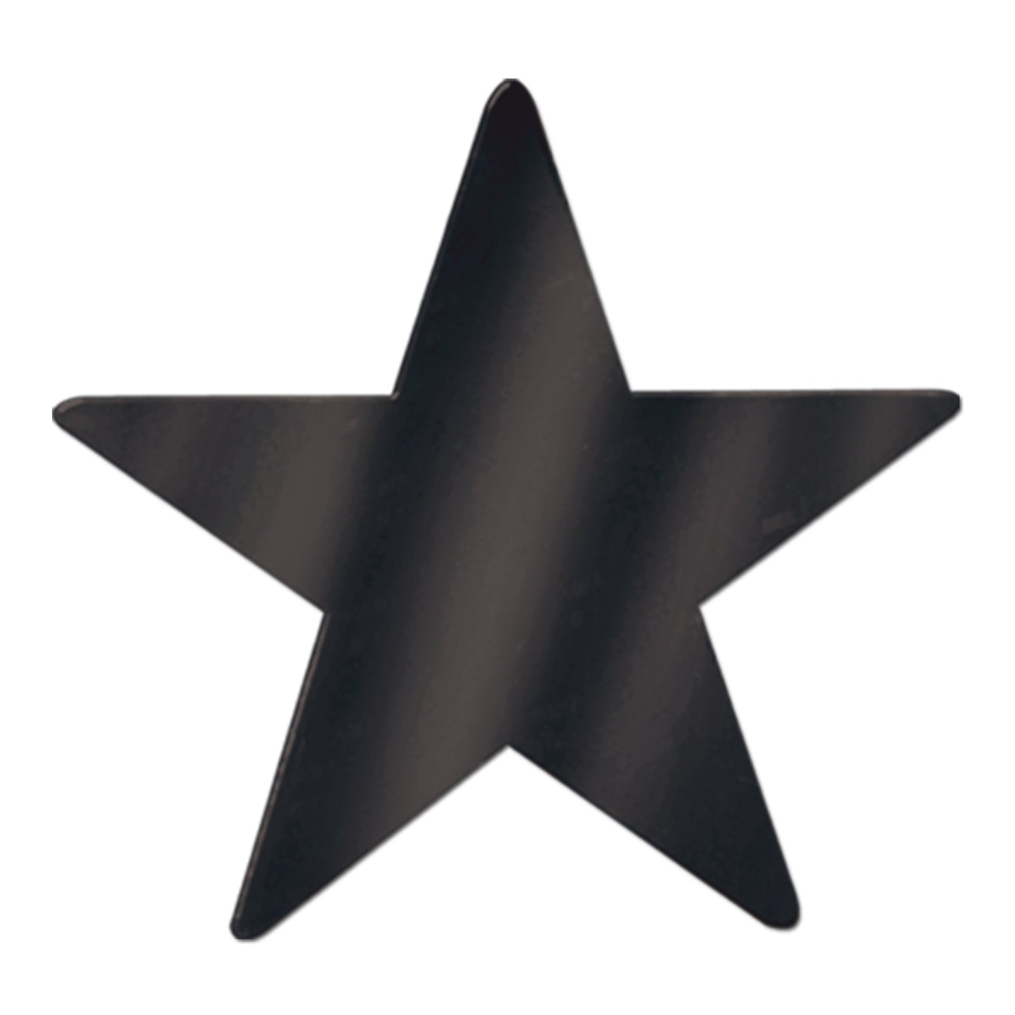 Foil Star Cutout 12in - Black