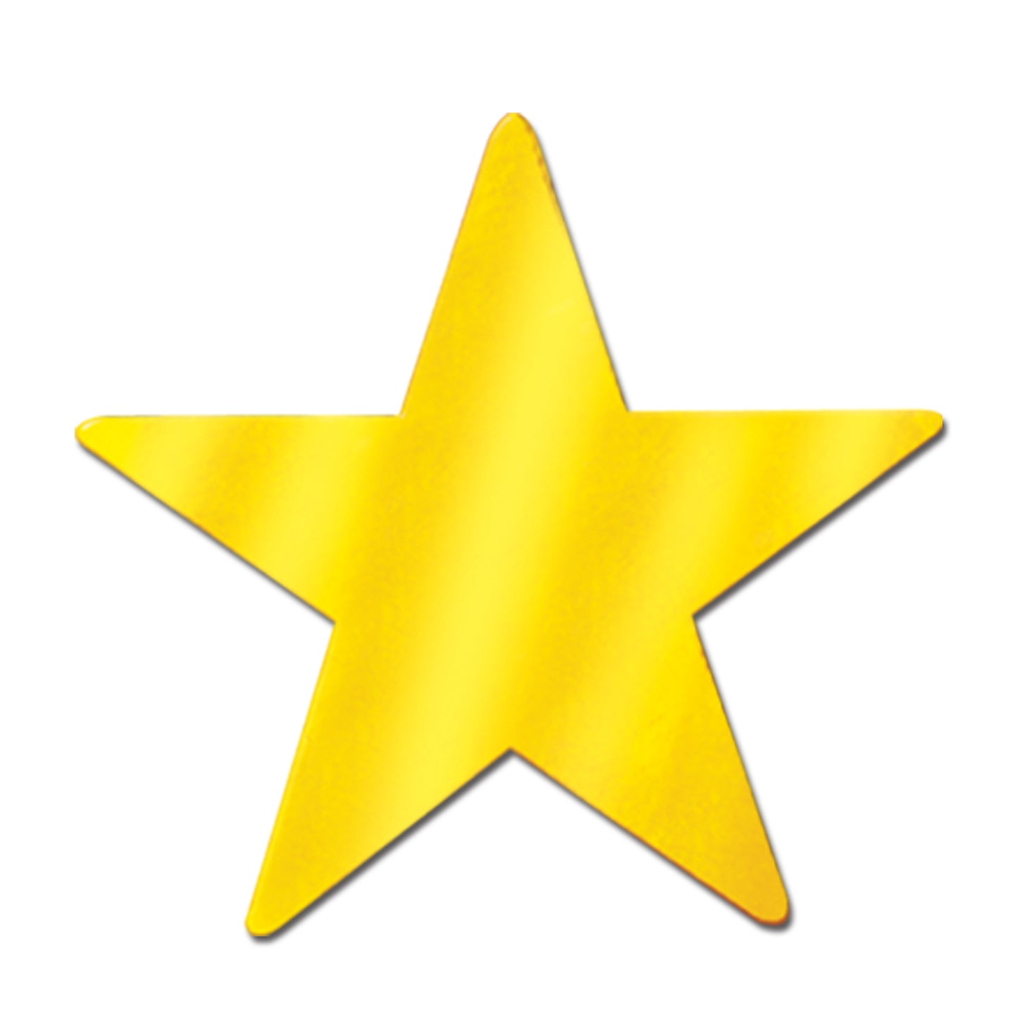 Foil Star Cutout 12in - Gold