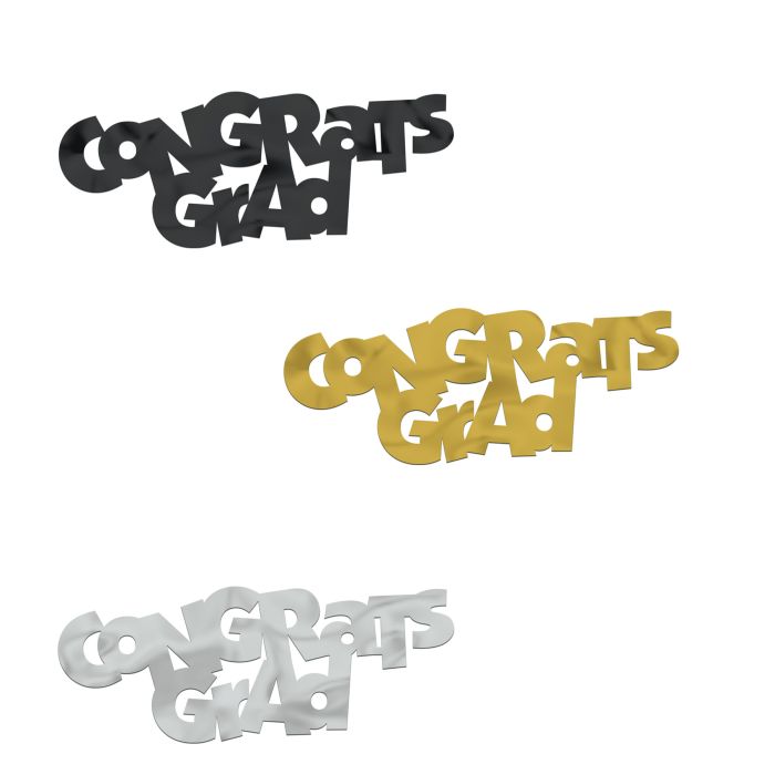 Jumbo Congrats Grad Fanci-Fetti 6ct