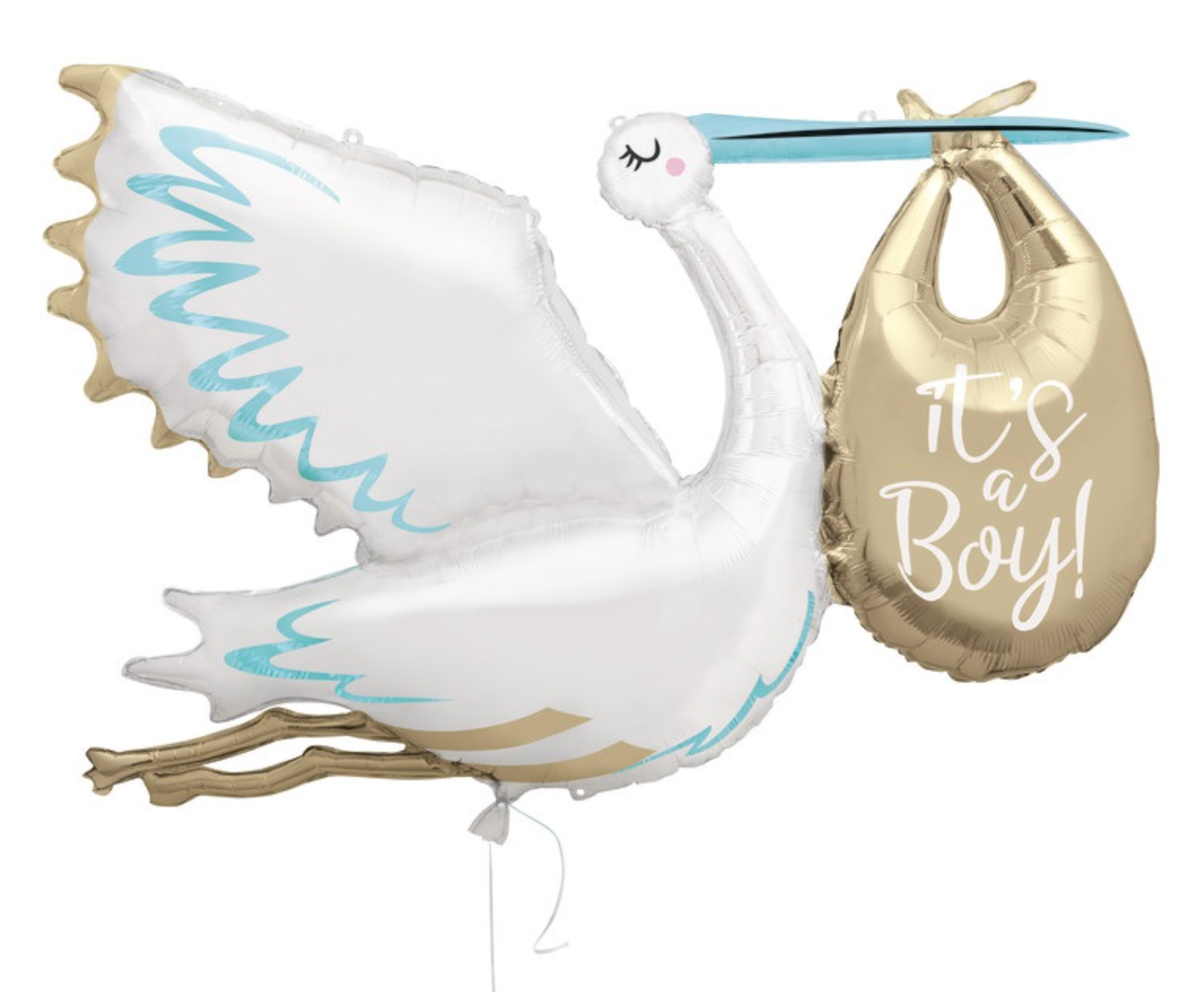 Stork It's a Boy 29in Mylar Balloon