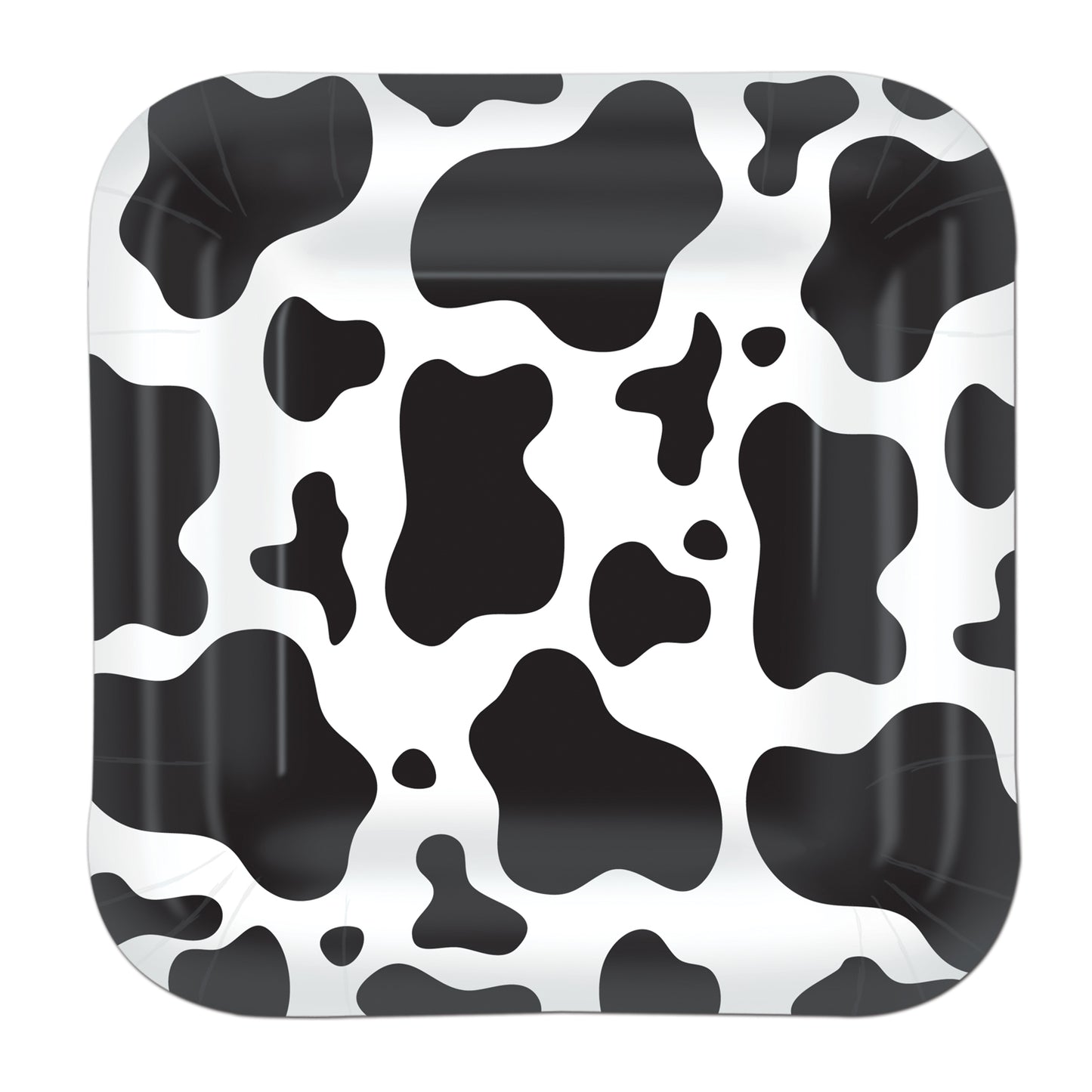 Cow Print 9in Plates 8ct
