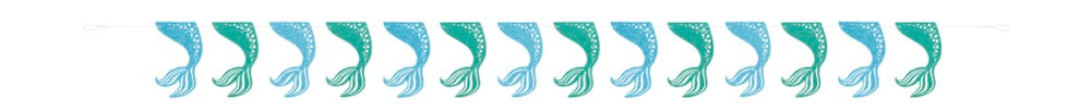Mermaid Glitter Garland 9ft