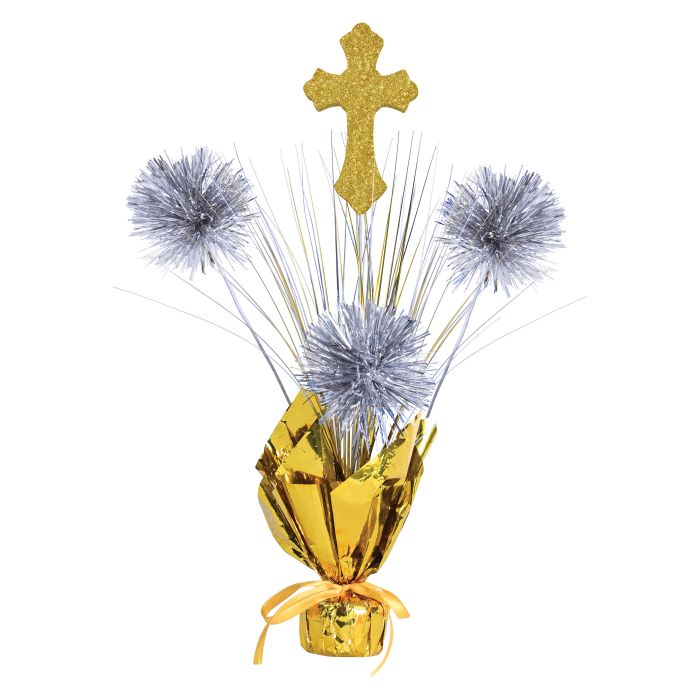First Communion Gleam 'N Spray Centerpiece