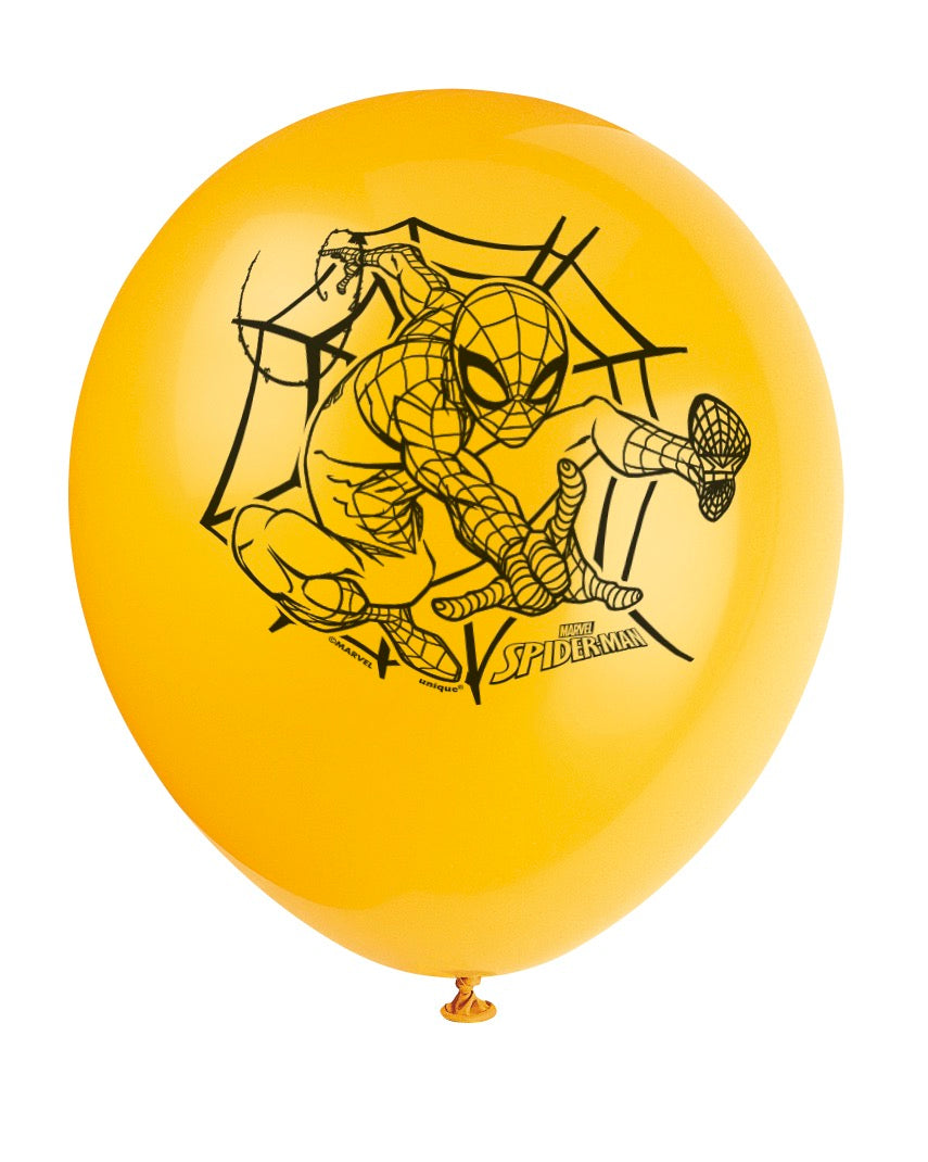 Spider-Man 12in Latex Balloons 8ct