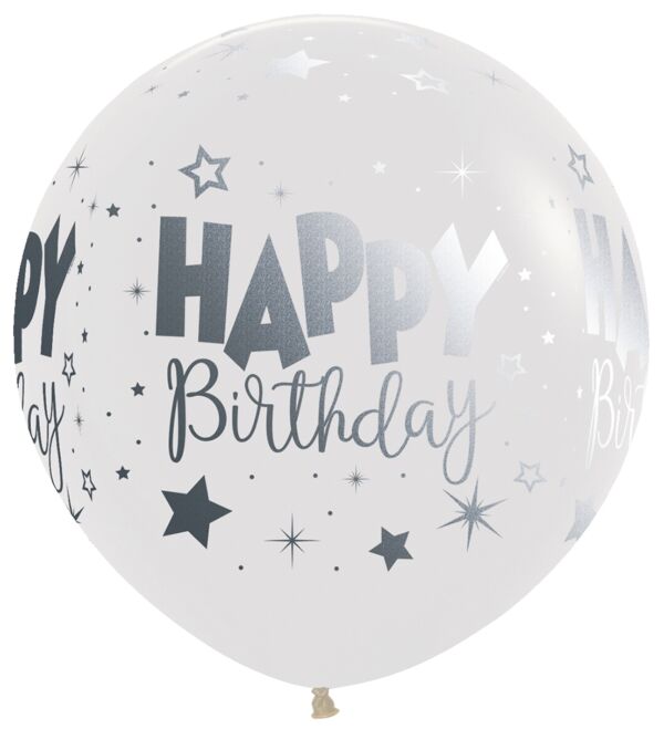 24in Happy Birthday Fantasy Latex