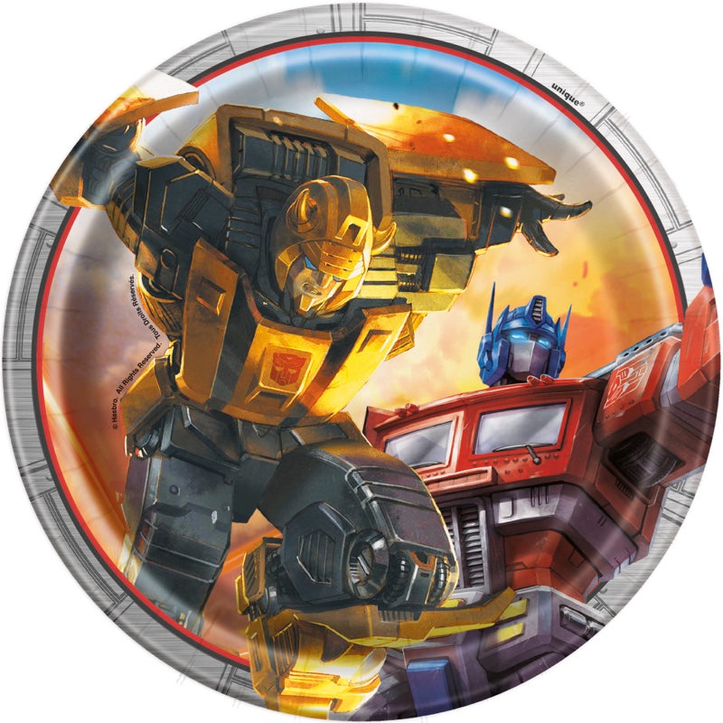 Transformers 7in Plates 8ct