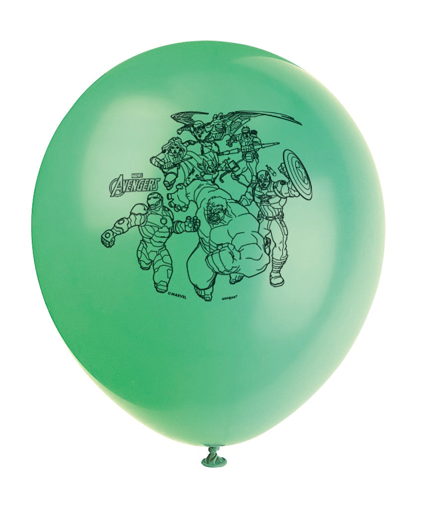 Avengers 12in Latex Balloons 8ct