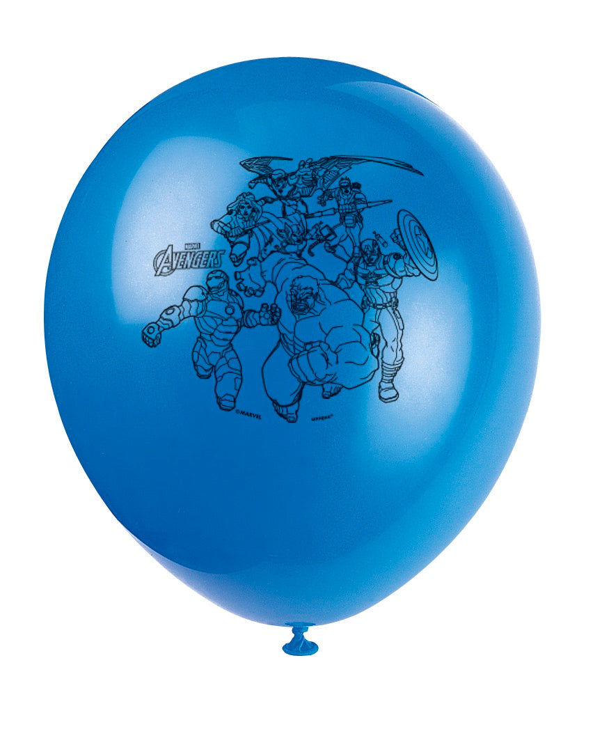 Avengers 12in Latex Balloons 8ct