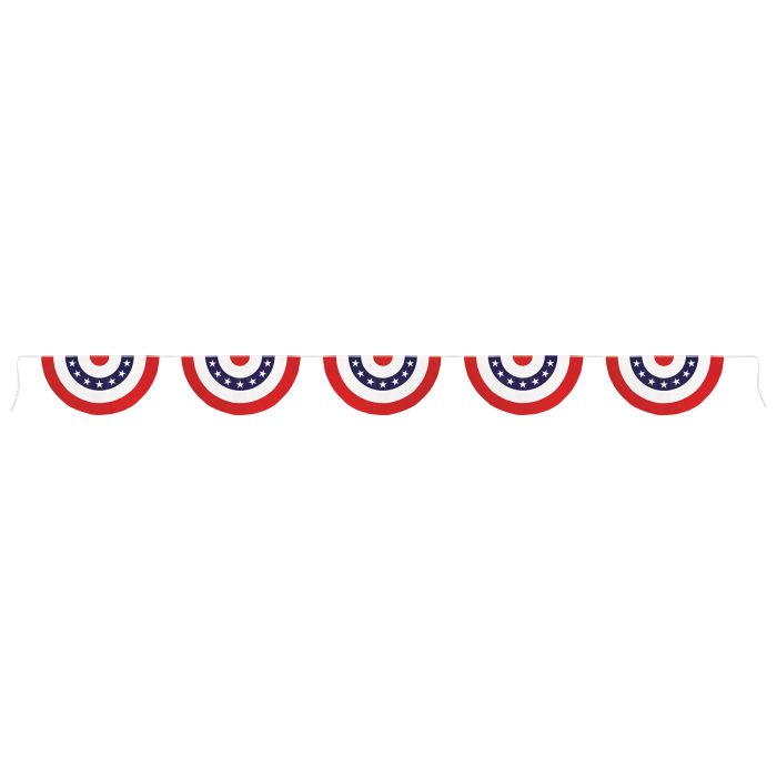 Patriotic Bunting Banner 11" x 12'