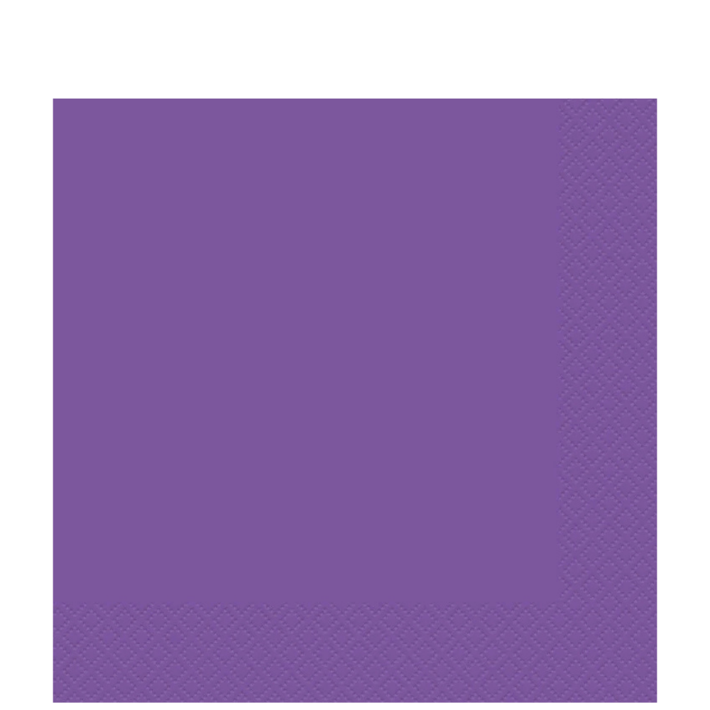 Purple Lunch Napkins 20ct