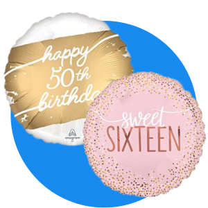 Birthday Age Balloons